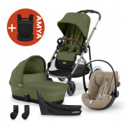 eGazelle 4in1 +AMYA - Moss Green/Almond Beige Moss Green/Almond Beige